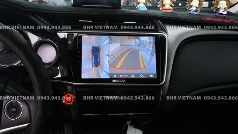 Màn hình DVD Android liền camera 360 xe Honda City 2018 - 2020 | Bravigo Ultimate (4G+64G)  